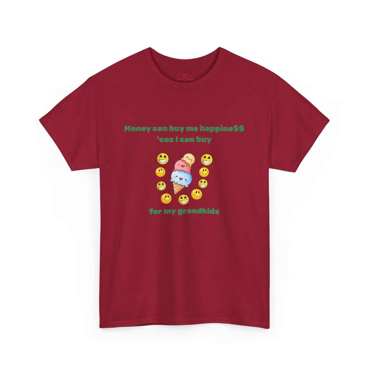 Grandparents Unisex Tee - Money Can Buy Happiness Design