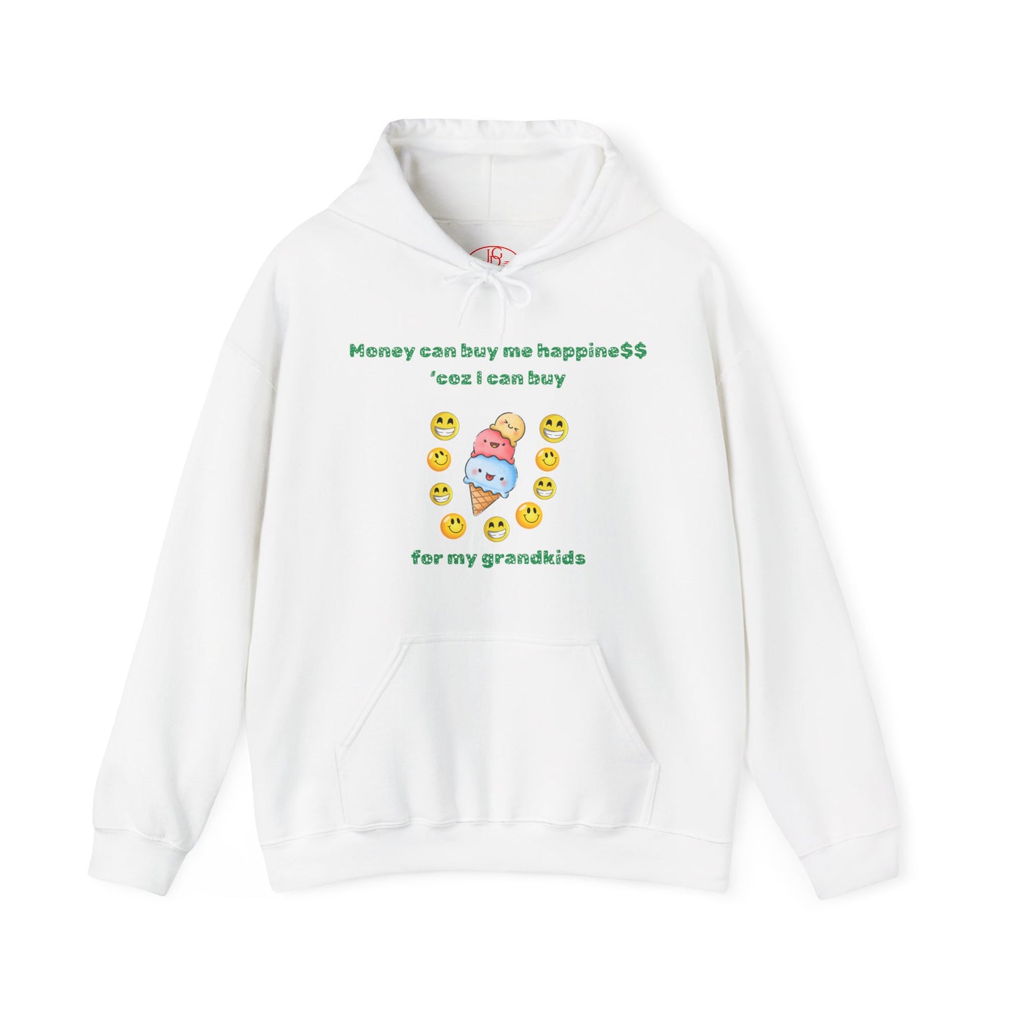 Grandparents Unisex Heavy Blended Hooded Sweatshirt - Money Can Buy Happiness