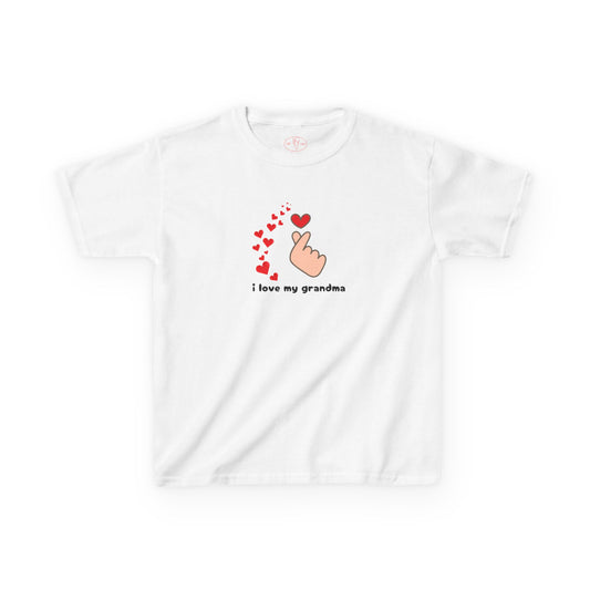 Kids Tee - I Love Being Beside You Grandma