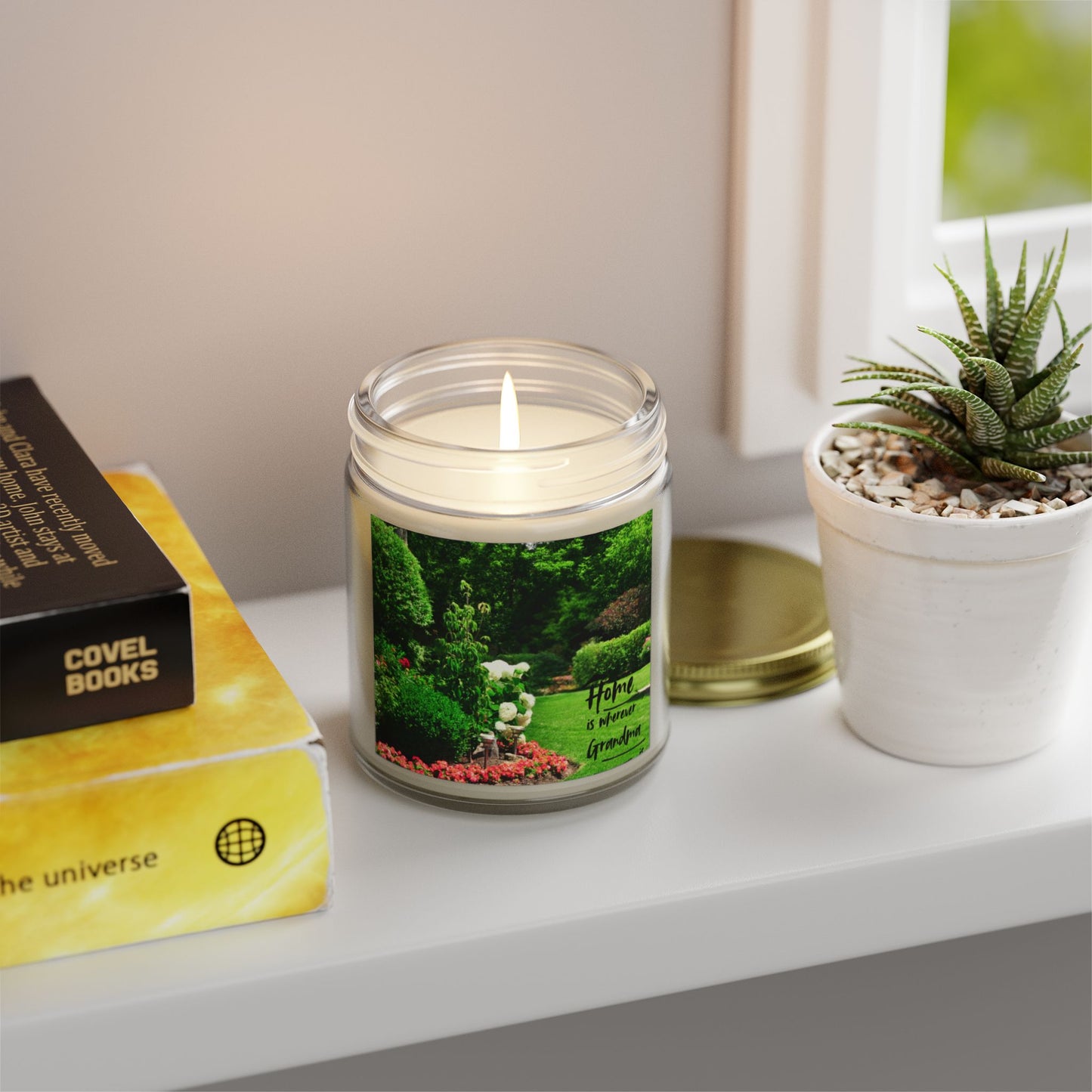 Candle, Grandma is Where We Feel Home - Coconut Apricot Wax