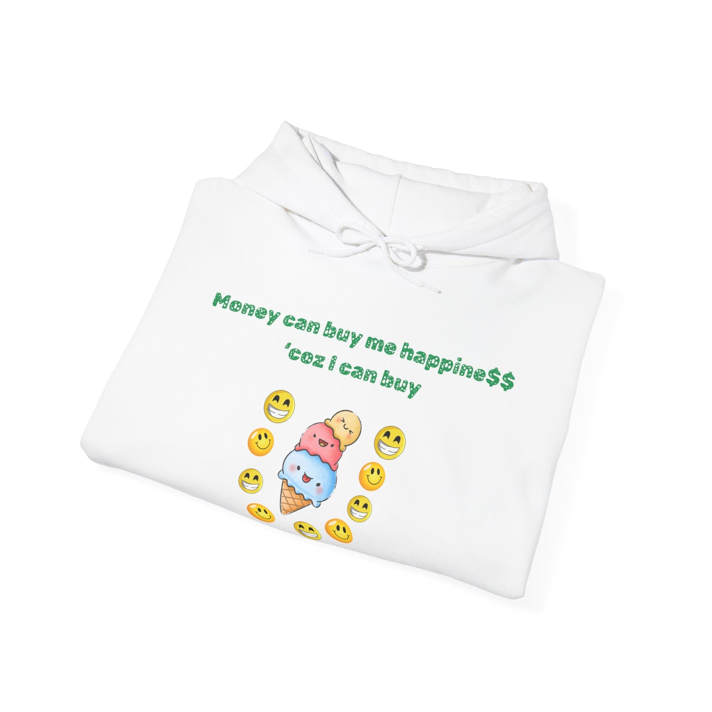 Grandparents Unisex Heavy Blended Hooded Sweatshirt - Money Can Buy Happiness