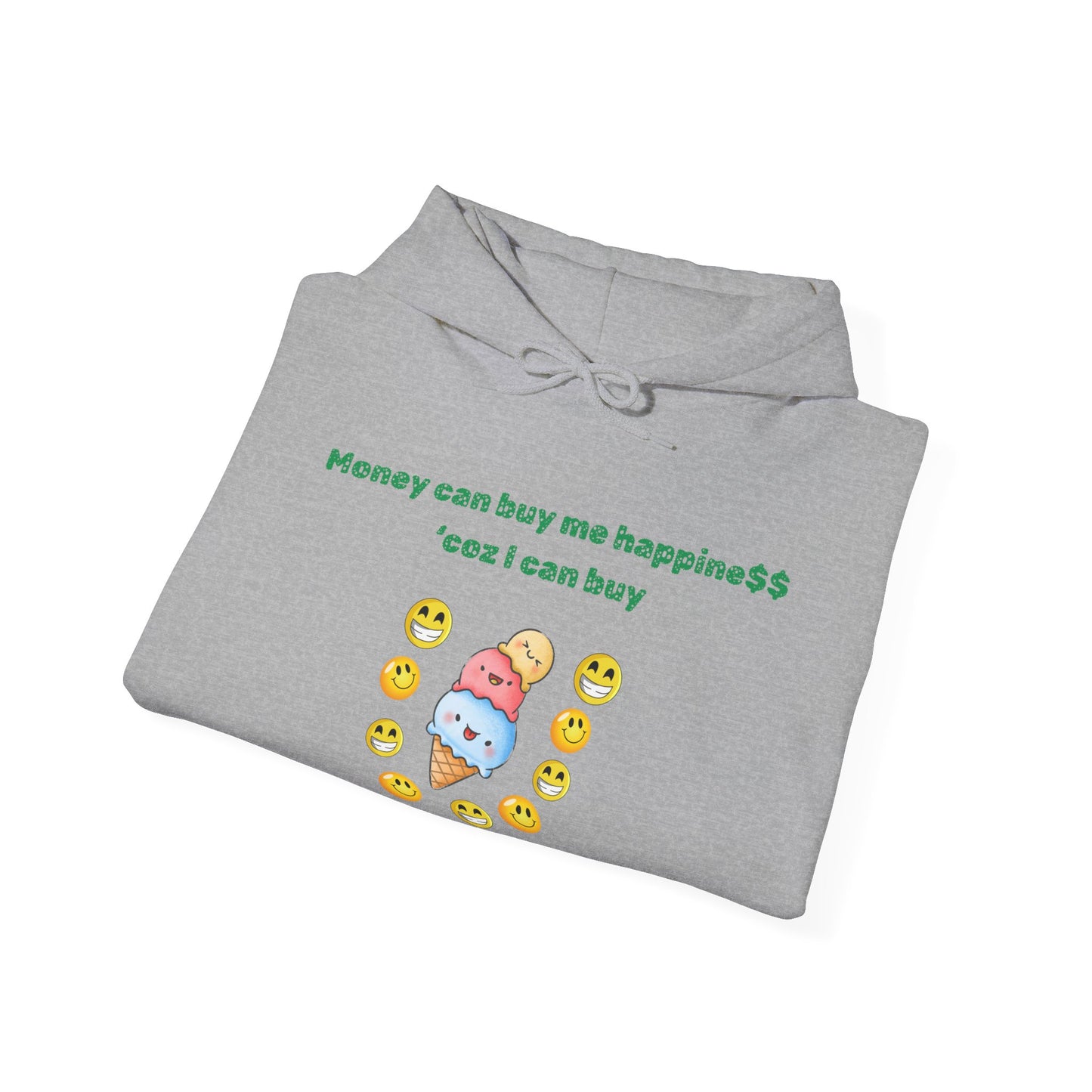 Grandparents Unisex Heavy Blended Hooded Sweatshirt - Money Can Buy Happiness