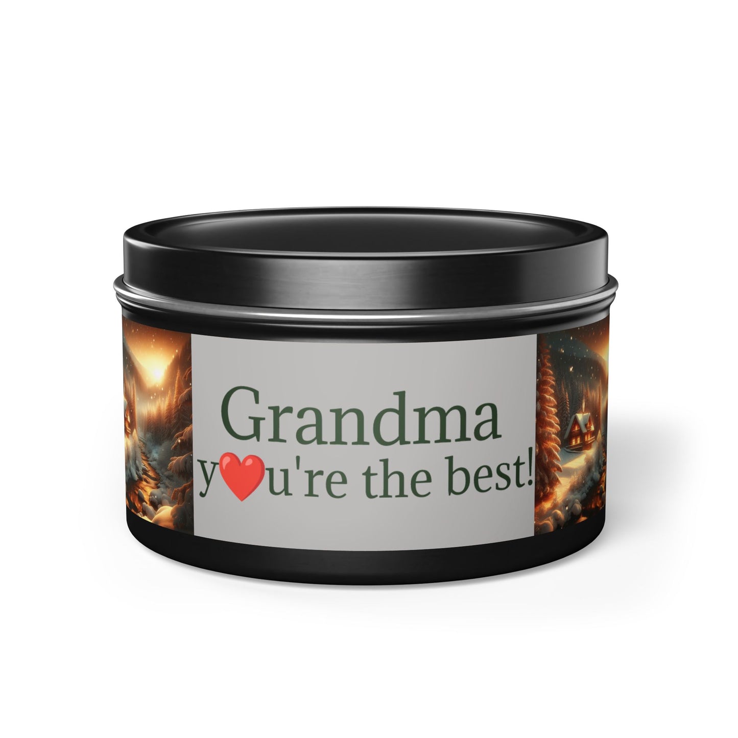 Candle Gift for Grandma - Tin Candles