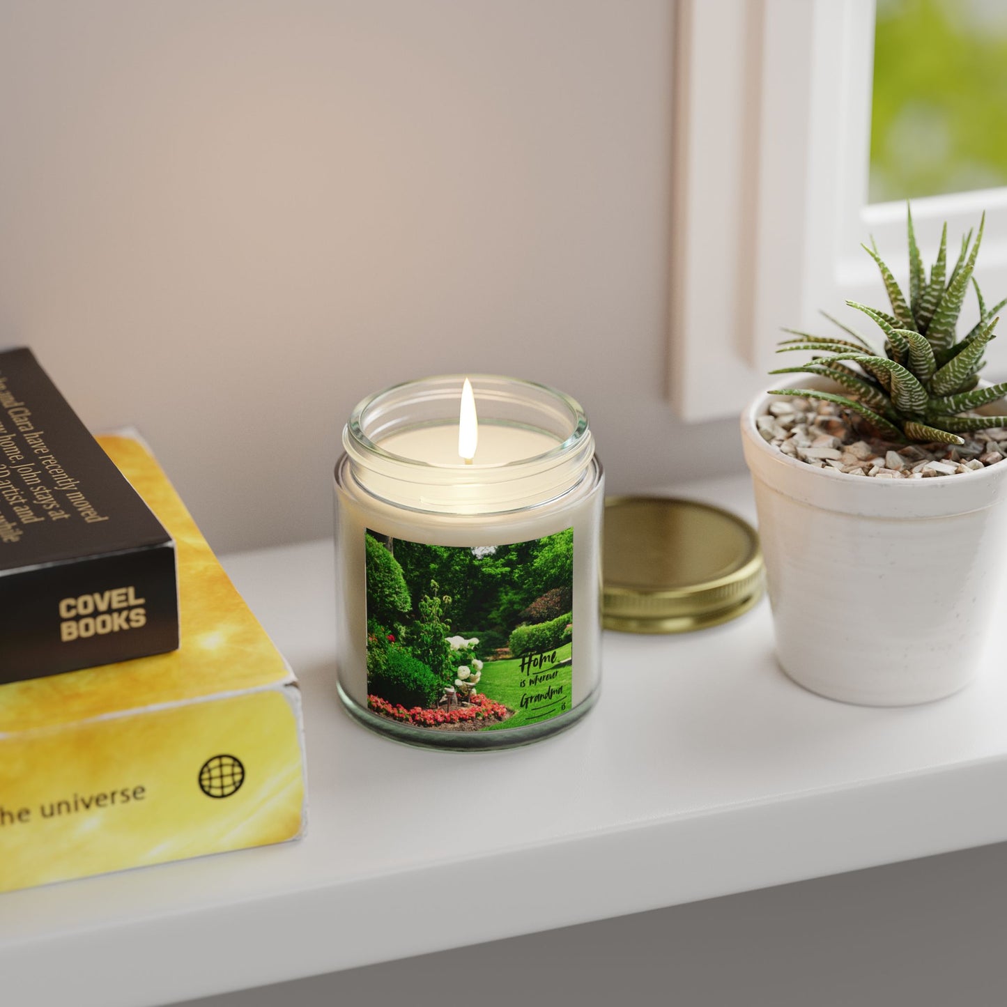 Candle, Grandma is Where We Feel Home - Coconut Apricot Wax