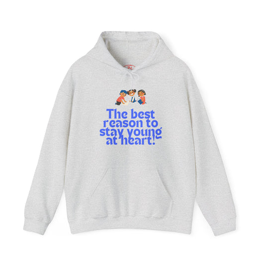 Best reason to stay young at heart Hoodies