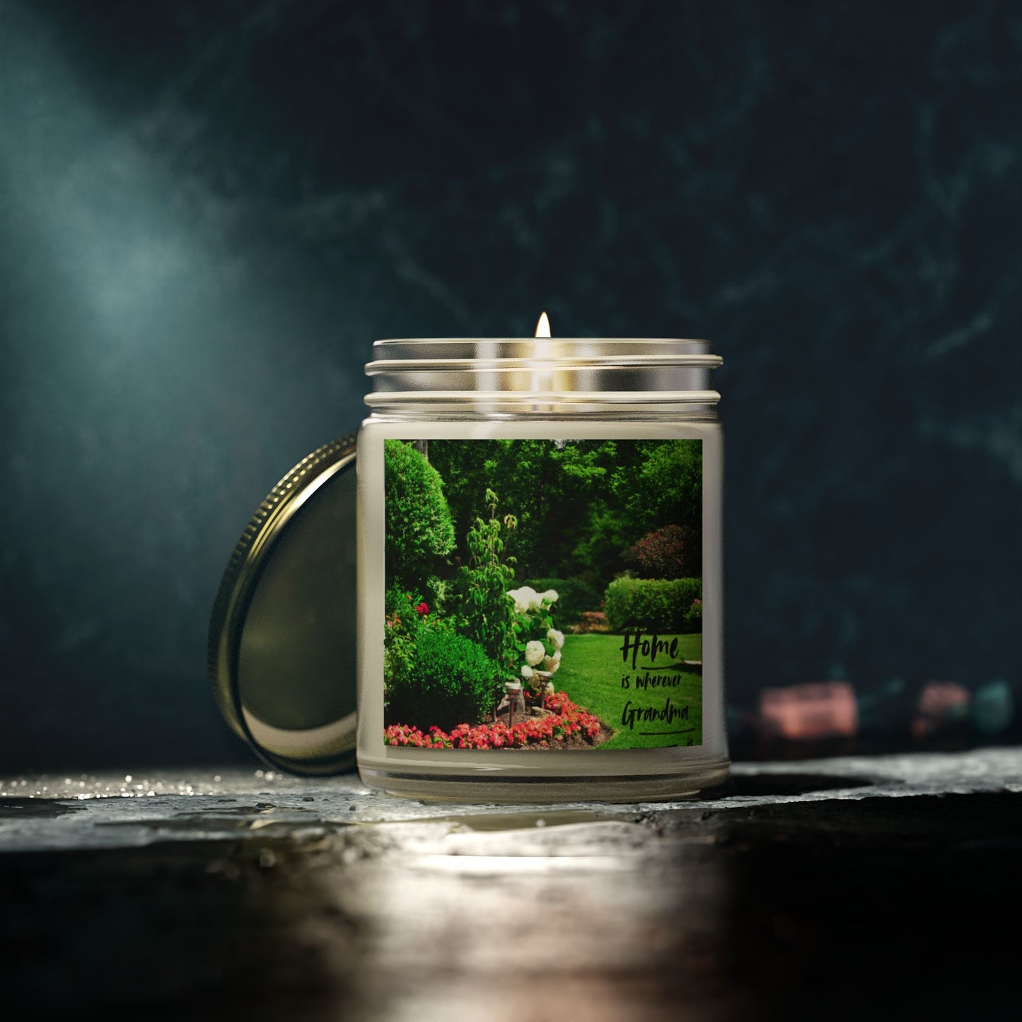 Candle, Grandma is Where We Feel Home - Coconut Apricot Wax