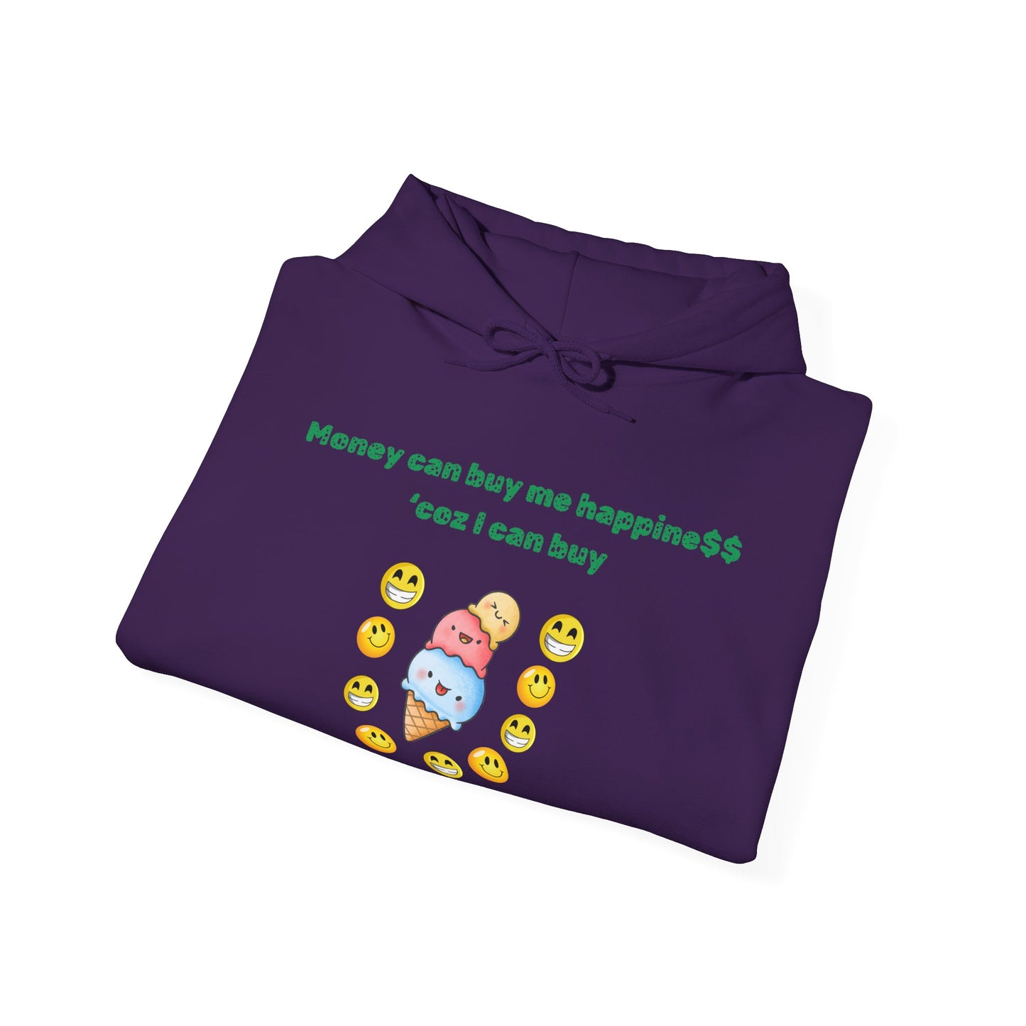 Grandparents Unisex Heavy Blended Hooded Sweatshirt - Money Can Buy Happiness