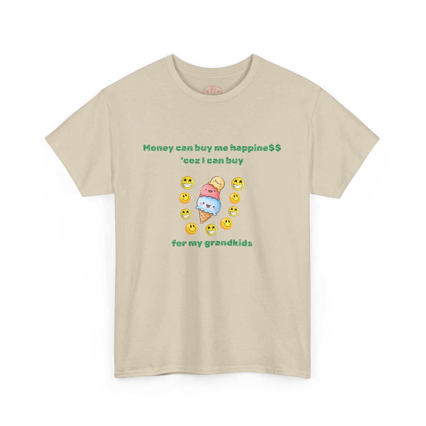 Grandparents Unisex Tee - Money Can Buy Happiness Design