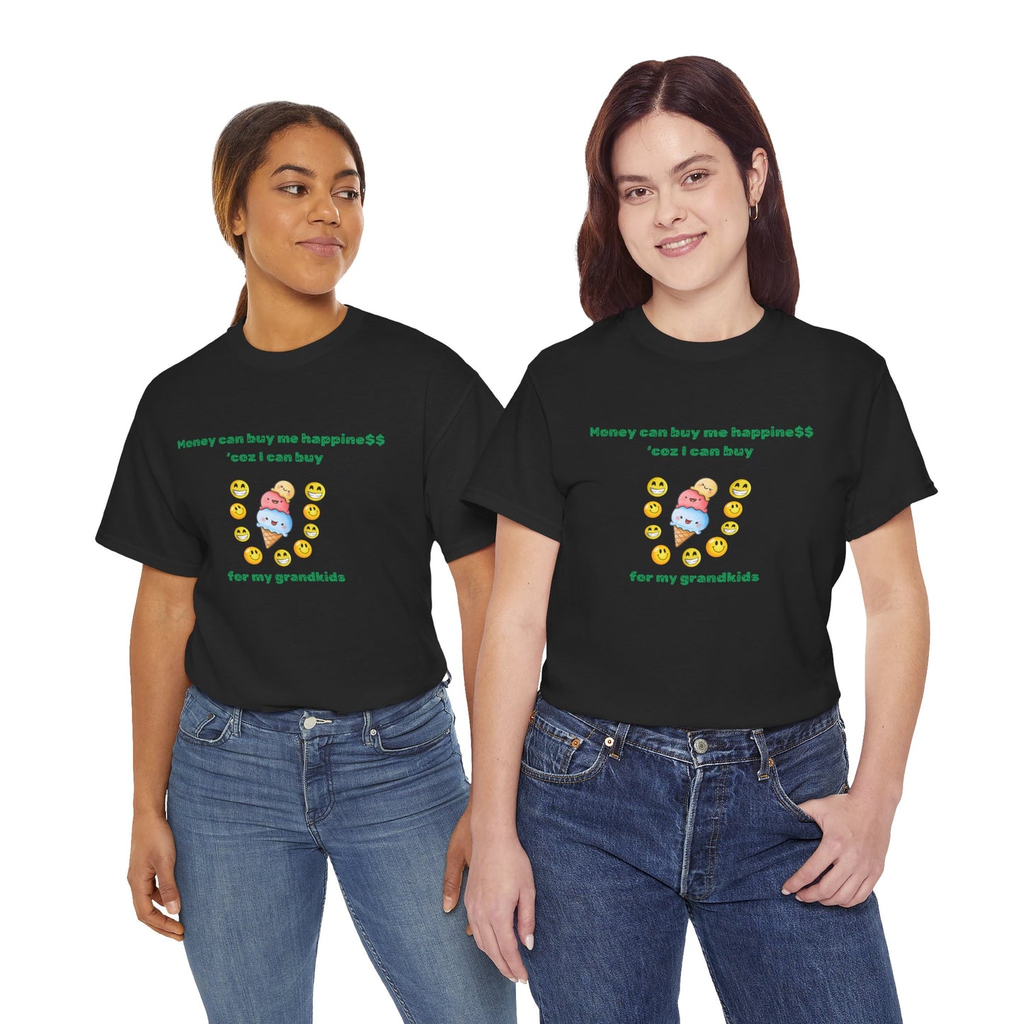 Grandparents Unisex Tee - Money Can Buy Happiness Design