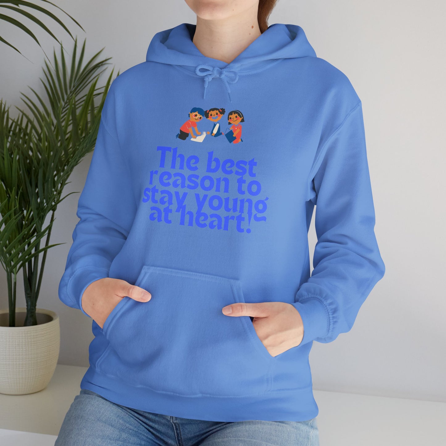 Best reason to stay young at heart Hoodies